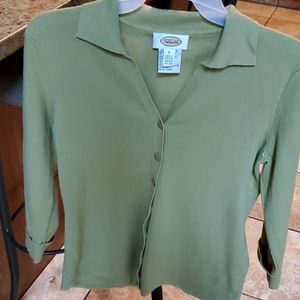 Talbot lime green cardigan